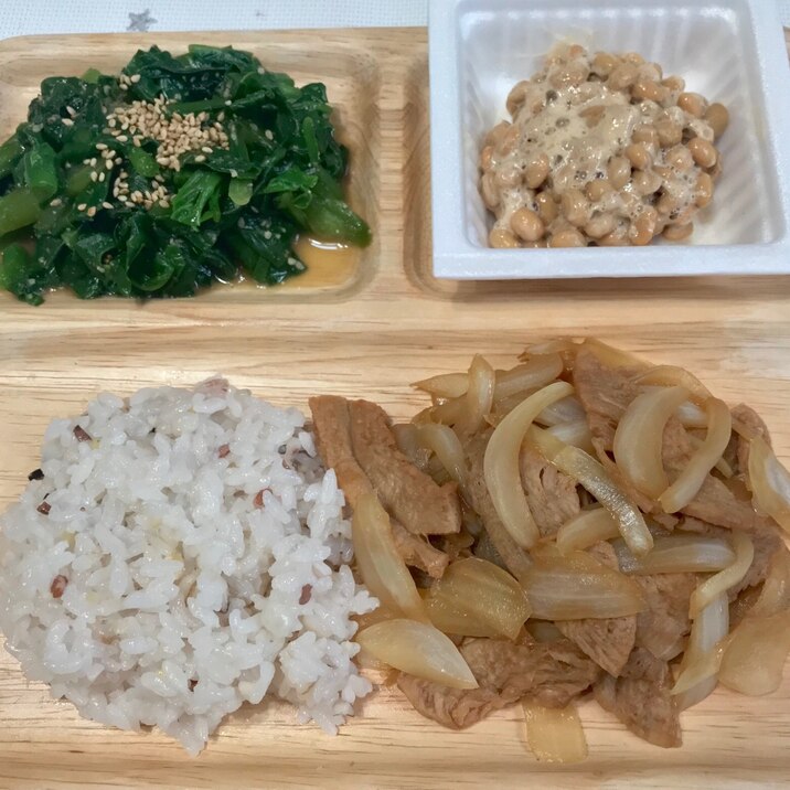 大豆ミートの牛丼風